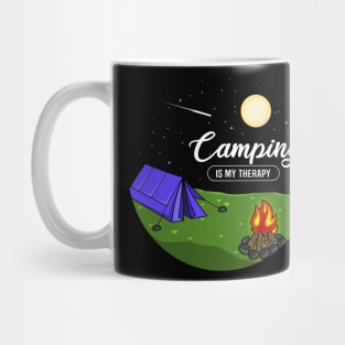 Camping is my therapie Gift Mug